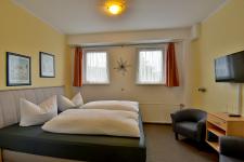 Blick in ein Gästezimmer