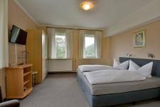 Blick in ein Gästezimmer