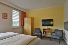 Blick in ein Gästezimmer