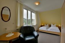 Blick in ein Gästezimmer