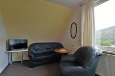 Blick in ein Gästezimmer