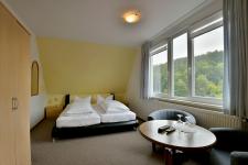 Blick in ein Gästezimmer