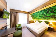 Blick in ein Gästezimmer