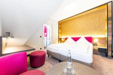 Blick in ein Gästezimmer