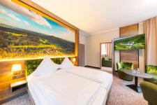 Blick in ein Gästezimmer