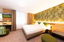 Blick in ein Gästezimmer