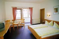 Blick in ein Gästezimmer