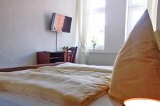 Blick in ein Gästezimmer