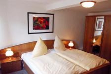 Blick in ein Gästezimmer