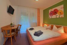 Blick in ein Gästezimmer