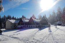 Hotel-Pension Rennsteighütte - Winteransicht