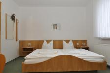 Blick in ein Gästezimmer