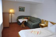 Blick in ein Gästezimmer