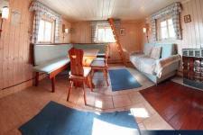 Blick in die Jagdhütte