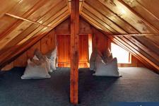 Blick in die Jagdhütte