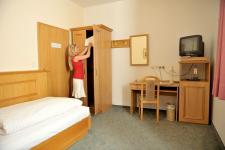 Blick in ein Einzelzimmer