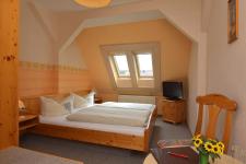 Blick in ein Gästezimmer