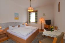 Blick in ein Gästezimmer