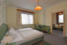 Blick in ein Gästezimmer