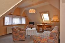 Blick in ein Gästezimmer