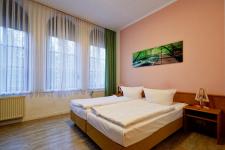 Blick in ein Gästezimmer