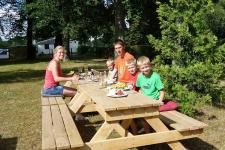 Hoteleigener Biergarten