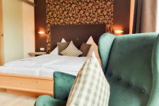 Blick in ein Gästezimmer