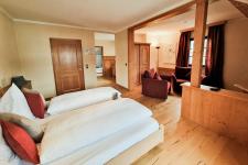 Blick in ein Gästezimmer