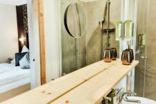 Blick in ein Badezimmer