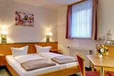 Blick in ein Gästezimmer