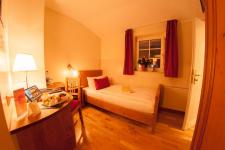 Blick in ein Gästezimmer