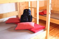 Blick in ein Gästezimmer