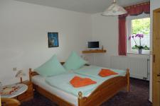 Blick in ein Gästezimmer