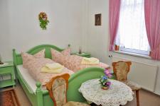 Blick in ein Gästezimmer