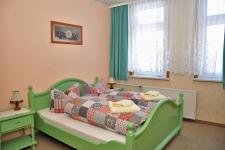 Blick in ein Gästezimmer