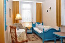 Blick in ein Gästezimmer