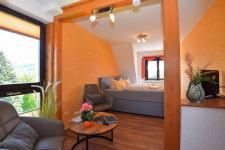 Blick in ein Gästezimmer