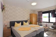 Blick in ein Gästezimmer