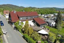 Luftbild von der Pension