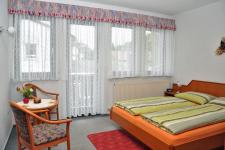 Blick in ein Gästezimmer