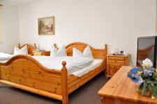 Blick in ein Gästezimmer