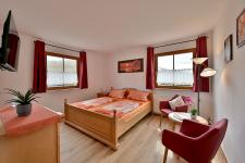Blick in ein Gästezimmer