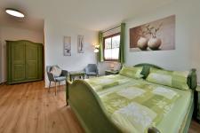 Blick in ein Gästezimmer