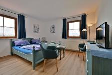 Blick in ein Gästezimmer