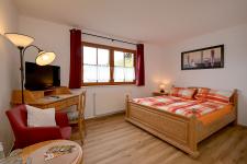 Blick in ein Gästezimmer