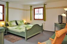 Blick in ein Gästezimmer