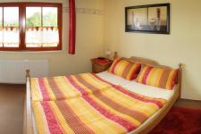 Blick in ein Gästezimmer