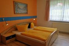 Blick in ein Gästezimmer