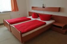 Blick in ein Gästezimmer