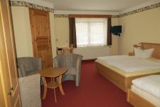 Blick in ein Gästezimmer